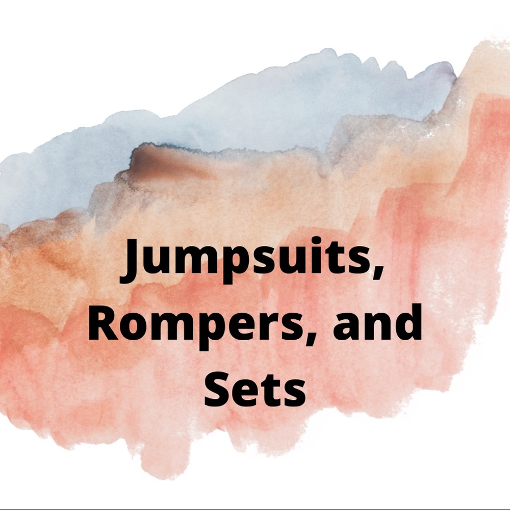 Jumpsuits, Rompers, and 2 piece sets/outfits